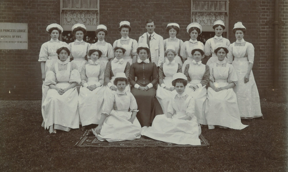 Hospital staff, c. 1900
